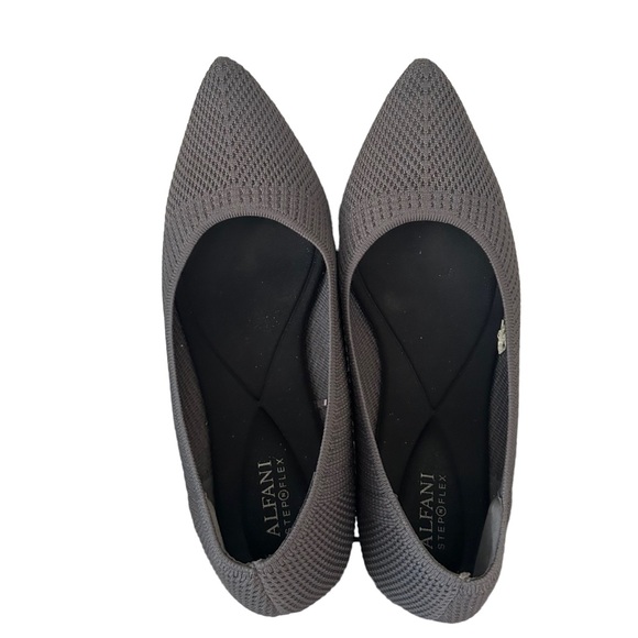 Alfani Womens Flats Grey Knit Step N Flex Poppy Pointed Toe Ballet Size 9M - Picture 13 of 15